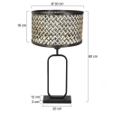 Steinhauer floor lamp STANG E27 IP20, dimmable