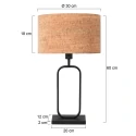 Steinhauer floor lamp STANG E27 IP20, dimmable
