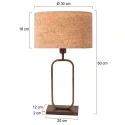Steinhauer floor lamp STANG E27 IP20, dimmable