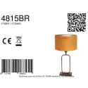 Steinhauer floor lamp STANG E27 IP20, dimmable