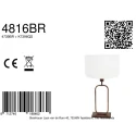Steinhauer table lamp STANG 1 flame E27 IP20, bronze dimmable