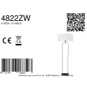 Steinhauer floor lamp STANG E27 IP20, dimmable