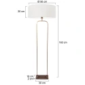 Steinhauer floor lamp STANG E27 IP20, dimmable