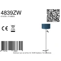 Steinhauer floor lamp STANG E27 + GU10 IP20, dimmable