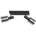 ceiling luminaire FJORGARD 2 flames E27 IP20, black dimmable