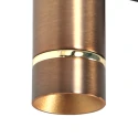 wall luminaire LUMO 1 flame IP20, bronze dimmable