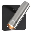 Mexlite wall luminaire LUMO 1 flame IP20, steel dimmable