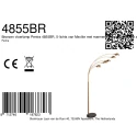 Mexlite floor lamp PENTRA E14 IP20, dimmable