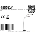 Mexlite floor lamp PENTRA E14 IP20, dimmable