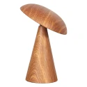 table lamp MUSH 1 flame IP20, brown dimmable