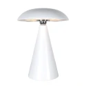 anne light & home table lamp MUSH 1 flame IP20, white dimmable
