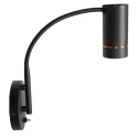 Mexlite ceiling luminaire DOWNLUME 1 flame GU10 IP20, black dimmable