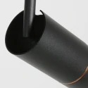 Mexlite ceiling luminaire DOWNLUME 3 flames GU10 IP20, black dimmable