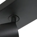 Mexlite ceiling luminaire DOWNLUME 2 flames GU10 IP20, black dimmable