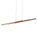 pendant luminaire BANDE 4 flames IP20, bronze dimmable