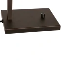 Steinhauer table lamp STANG 1 flame E27 IP20, cocoa dimmable