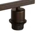 Steinhauer table lamp STANG 1 flame E27 IP20, cocoa dimmable