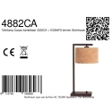Steinhauer table lamp STANG 1 flame E27 IP20, cocoa dimmable