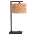 Steinhauer table lamp STANG 1 flame E27 IP20, cocoa dimmable