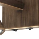 Steinhauer wall luminaire STANG 2 flames E27 IP20, bronze dimmable