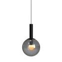 Steinhauer ceiling luminaire VOLARI 1 flame IP20, black dimmable