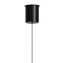 Steinhauer ceiling luminaire VOLARI 1 flame IP20, black dimmable