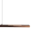 Steinhauer ceiling luminaire BANDE 3 flames IP20, bronze dimmable