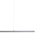 Steinhauer ceiling luminaire BANDE 3 flames IP20, steel dimmable