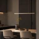 Steinhauer ceiling luminaire BANDE 3 flames IP20, steel dimmable