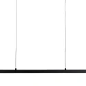 Steinhauer ceiling luminaire BANDE 3 flames IP20, black dimmable