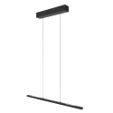 Steinhauer ceiling luminaire BANDE 3 flames IP20, black dimmable
