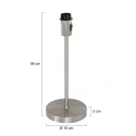 table lamp NOOR 1 flame, without shade E27 IP20, steel dimmable