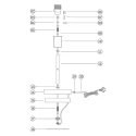 table lamp NOOR 1 flame, without shade E27 IP20, steel dimmable