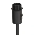 Mexlite table lamp NOOR 1 flame, without shade E27 IP20, black dimmable
