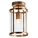 Steinhauer Ceiling luminaire PIMPERNEL, 1 flame, glass, bronze