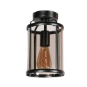 ceiling luminaire PIMPERNEL E27 IP20, black dimmable