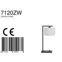 Steinhauer table lamp STANG down, with switch, with shade, with plug E27 IP20, black matt dimmable