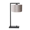 table lamp STANG down, with switch, with shade, with plug E27 IP20, black matt dimmable