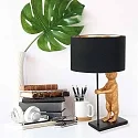 table lamp ANIMAUX - SURICATE up, with switch, with shade, with plug E27 IP20