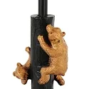 anne light & home table lamp ANIMAUX - SURICATE up, with switch, with shade, with plug E27 IP20, black matt 