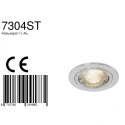 recessed luminaire PÉLITE SPOT round, swivelling GU10 IP20