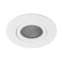 recessed luminaire PÉLITE SPOT round, swivelling GU10 IP20, white matt dimmable