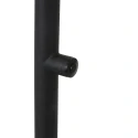 Mexlite floor lamp BIRON with switch, with flex arm IP20, black matt dimmable
