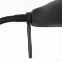 Mexlite floor lamp BIRON with switch, with flex arm IP20, black matt dimmable