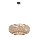 pendant luminaire SPARKLED LIGHT - IKARO 1 flame, round E27 IP20, beech, natural colour dimmable