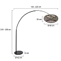 floor lamp SPARKLED LIGHT - IKARO ribbed, cylindrical, with switch, with shade, adjustable E27 IP20