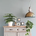 Steinhauer pendant luminaire BIKKEL - Ø 42CM 1 flame, medium E27 IP20, brown, pied dimmable