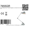 Mexlite Mexlite Table lamp DAVIN, 1 flame, reflector, green