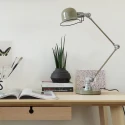 Mexlite Mexlite Table lamp DAVIN, 1 flame, reflector, green