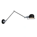 Mexlite Mexlite Wall luminaire DAVIN, 1 flame, reflector, black